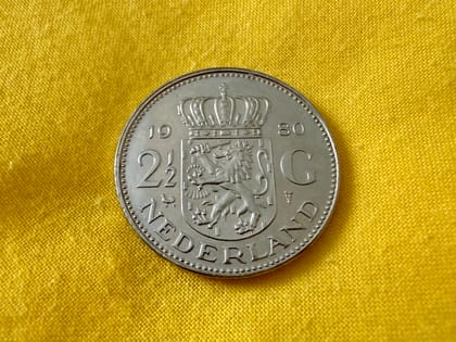 Koin Belanda: 2 1/2 Gulden (1980)