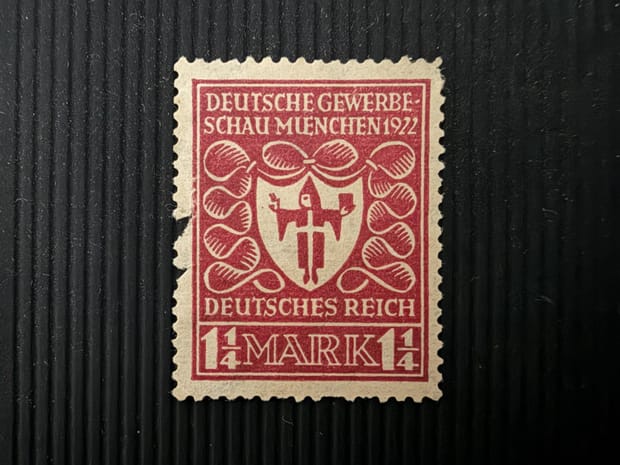Perangko Jerman: Deutsche Gewerbeschau München (1922)